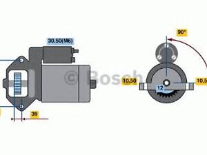 Стартер BOSCH 0986021810 на FORD TRANSIT фургон