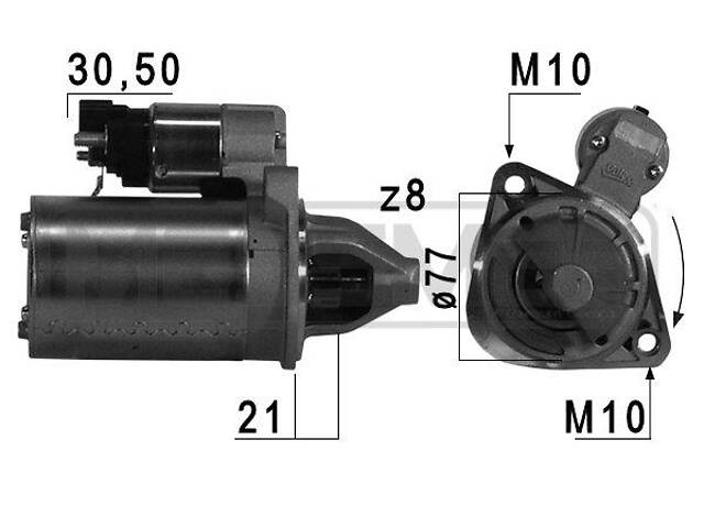 Стартер KIA RIO (JB) / KIA SOUL (AM) / KIA CEE'D (ED) / KIA CERATO (LD) 2001-2019 г.