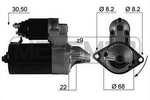 Стартер OPEL ASTRA G (T98) / DAEWOO REZZO (U100) / OPEL ZAFIRA A (T98) 1995-2009 г.