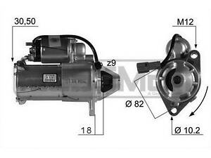 Стартер OPEL ASTRA G (T98) / OPEL OMEGA B (V94) / OPEL ASTRA F (T92) 1988-2010 г.