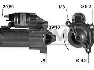 Стартер PEUGEOT 306 / CITROEN C4 (LC_) / PEUGEOT 307 (3E) / CITROEN C2 (JM_) 1991-2017 г.