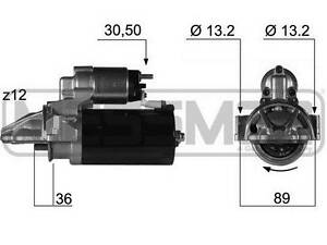 Стартер PEUGEOT BOXER / CITROEN JUMPER / FIAT DUCATO (250_) 1990-2016 г.