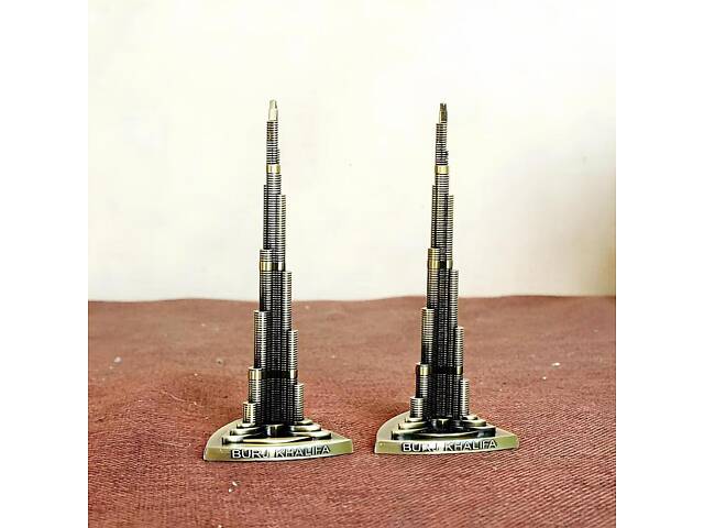 Статуетка Бурдж-Халіфа RESTEQ — мініатюрна модель найвищої будівлі світу, 18 см - Фото 2