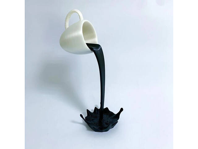 Статуетка Чашка з кавою RESTEQ 15 см декоративна фігурка для дому кафе чи робочого столу - Фото 1