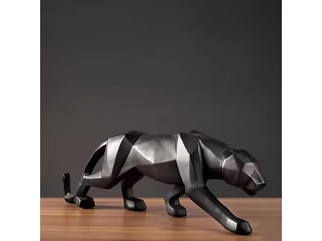 Статуэтка Черная пантера RESTEQ, Фигурка для интерьера Черная пантера 25×4,5×8 см - Фото 3