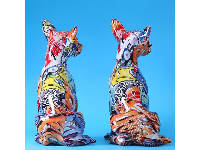 Статуетка Чихуахуа RESTEQ аквадрук — інтер'єрна фігурка собаки 26 см, стильний декор і подарунок - Фото 4