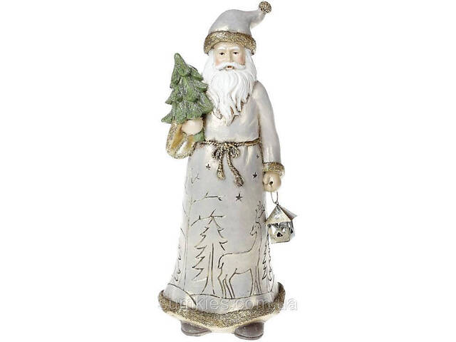 Статуэтка декоративная 'Санта с елочкой' Bona 13х12,5х31,5 см CL0017635