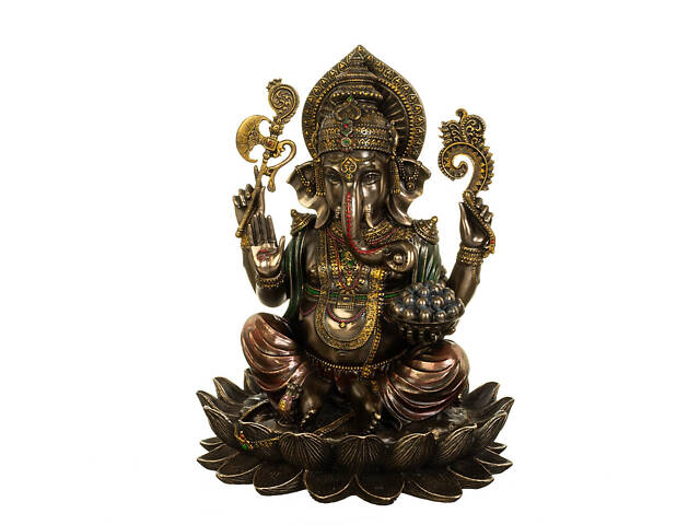 Статуетка декоративна Ганеш - Бог мудрості та благополуччя Veronese AL74249 - Фото 1