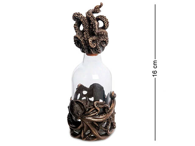 Статуетка декоративна Октопус пляшка Veronese AL32612 - Фото 1