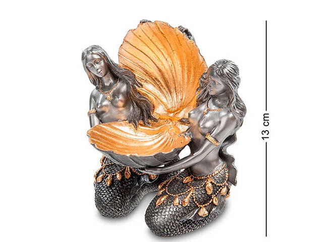 Статуетка декоративна Русалки з мушлею Veronese AL32471 - Фото 1