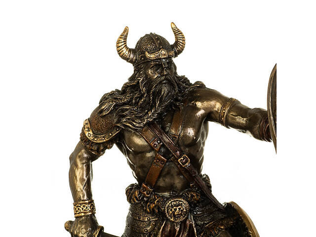 Статуетка декоративна Скандинавський воїн 23х19х13 см Veronese AL84480 - Фото 2