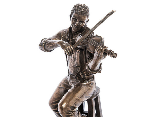 Статуетка декоративна Скрипаль 24 см Veronese AL84428 - Фото 3