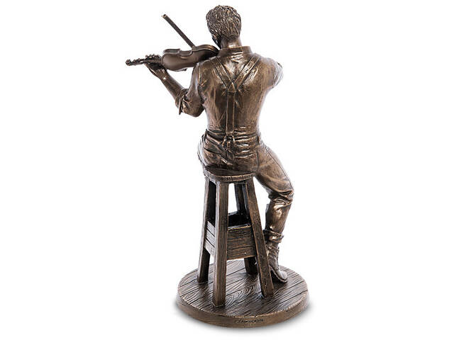 Статуетка декоративна Скрипаль 24 см Veronese AL84428 - Фото 4