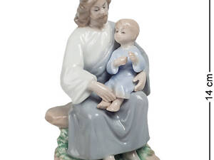 Статуэтка фарфоровая Pavone Наставления Христа 14 см 1105848
