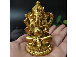 Статуэтка Ганеша RESTEQ — фигурка для интерьера Ganesha 4x4x7 см, декоративный элемент для дома и офиса, символ удачи и