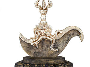 Статуэтка HandiCraft Картика тиб. Дригуг + подставка Бронза с серебрением 17 см (26361)