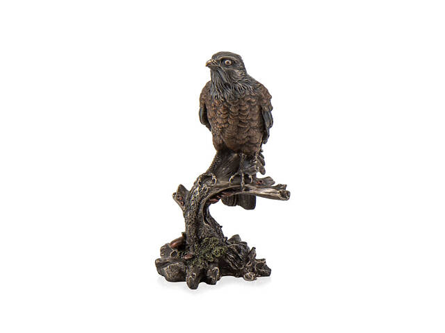 Статуэтка интерьерная Veronese Bird on a branch Gold 25 см Коричневый AL120371