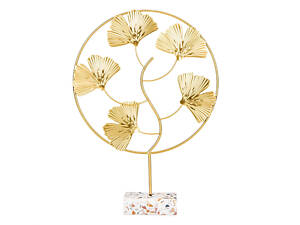 Статуетка метал Золоте листя 36х25х24 см 18915-005