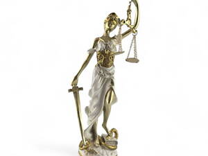 Статуетка No Brand Феміда 39х16х8,5 см Різнокольорова (DN35232)