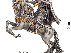 Статуетка олов'яна Veronese Воїн на коні 10х8 см 1903559 мініатюра