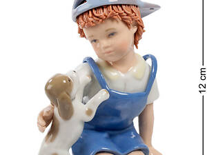 Статуэтка Pavone Мальчик с собачкой 12 см 1104579