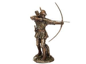 Статуетка полістоун покритий бронзою Veronese Робін Гуд 19х28 см 177245
