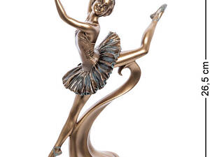 Статуетка з бронзовим напиленням Veronese Балерина 26,5 см 1905675