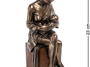 Статуетка з бронзовим напиленням Veronese Мати та дитина 23х9х7 см 1906310