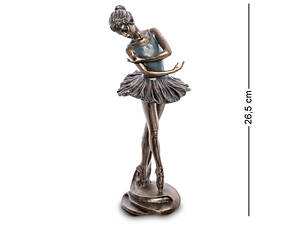 Статуетка з бронзовим покриттям Veronese Балерина 26,5 см 1906285