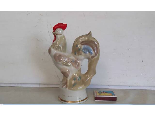 Статуэтка штоф Петух фарфор СССР