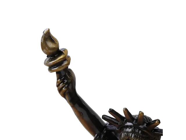 Статуэтка Статуя Свободы RESTEQ 30 см, Металлическая скульптура Статуя Свободы, Сувенир Statue of Liberty - Фото 3