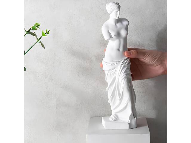 Статуетка Венера Мілоська RESTEQ, Фігурка для інтер'єру Афродіта з острова Мілос 9x9x29 см - Фото 2