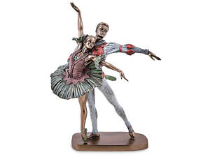 Статуетка Veronese Балет 30х21,5 см 1907292 бронзове напилення полістоуну