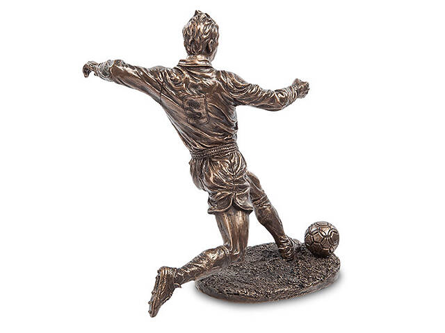 Статуетка Veronese Футболіст 21х17,5 см 1902295 полістоун покритий бронзою - Фото 2