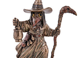 Статуетка Veronese в стилі Фентезі Чумний лікар 14 см 1907248 полістоун покритий бронзою