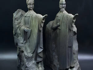 Статуетки Ворота королів Аргонат RESTEQ — Ісільдур і Анаріон, набір 2 фігурки, 15 см, Володар перснів, колекційна скульптура.