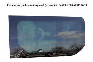Стекло двери боковой правой (глухое) RENAULT TRAFIC 14-19 (РЕНО ТРАФИК) (822203339R)