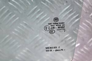 Стекло двери опускное заднее левое VOLKSWAGEN GOLF 6 2008-2012 43R001057