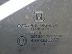Скло дверей переднє ліве Honda Accord 18-73350-TVA-A01