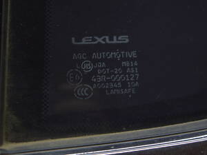 Скло дверей трикутник зад лев Lexus LS460 LS600h 07-12 68012-50010