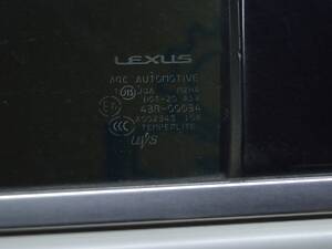 Стекло двери зад лев Lexus RX350 RX450h 10-15 (01) 68104-48130