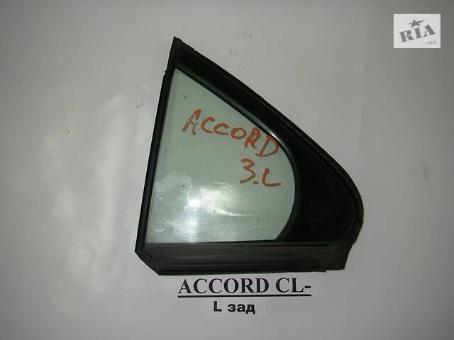 Скло дверей задньої лівої (кватирка) седан Honda Accord (CL/CM) 2003-2008 73455SEA000