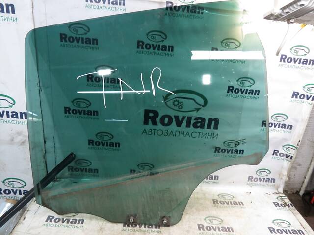 Стекло двери заднее левое (Кросовер) Dacia DUSTER 2010-2013 (Дачя Дастер), БУ-302697 - Фото 1