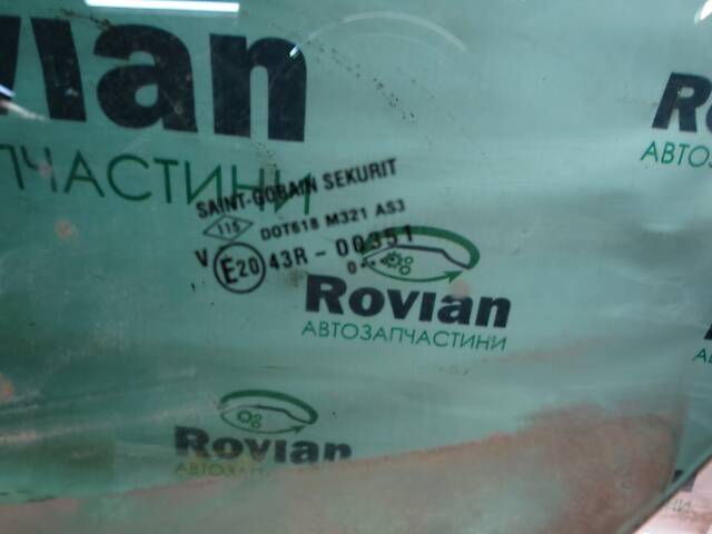 Стекло двери заднее левое (Кросовер) Dacia DUSTER 2010-2013 (Дачя Дастер), БУ-302697 - Фото 3