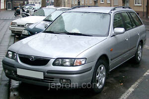 Скло передніх дверей левой Mazda 626 GF 1997-2002г.в. комбі