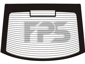 Стекло заднее с подогревом на Octavia