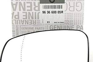 Скло дзеркала заднього виду ліве на Рено Меган 3 Renault Megane III 2009-2016 - Renault (Оригінал)