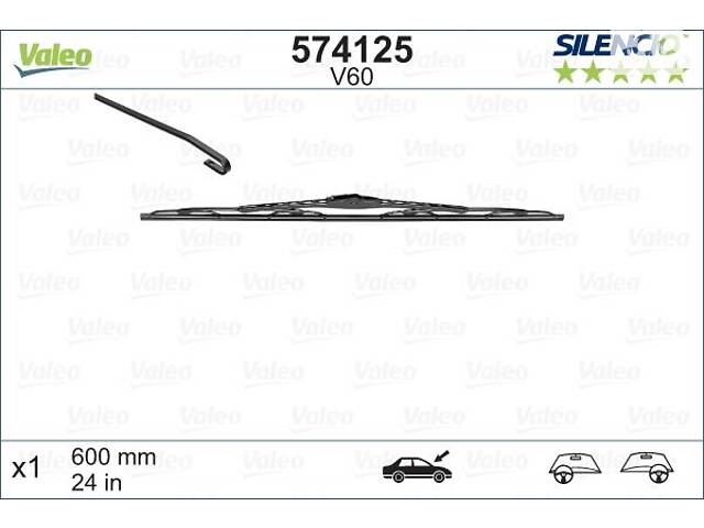 Стеклоочиститель MAZDA 2 (KB) / DACIA DUSTER / MAZDA 3 (BL) 1993-2019 г.