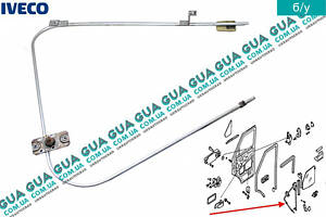 Стеклоподъемник правый механический 93926734 Iveco / ИВЕКО DAILY I 1978-1989 / ДЭЙЛИ Е1 78-89, Iveco / ИВЕКО DAILY II 1