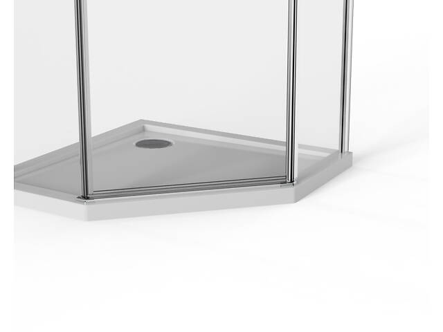 Скляна душова кабіна AVKO Glass RDD21C 90x90x190 Chrome - Фото 7